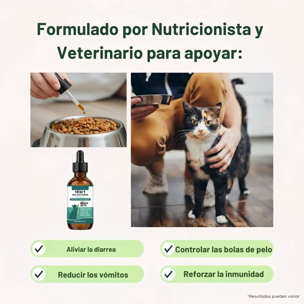 FeliDrops™ Suplemento Multivitamínico Para Gatos FeliDrops